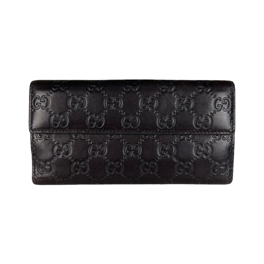 Gucci Black Wallet with Gold Heart Detail - Picture 2 of 9